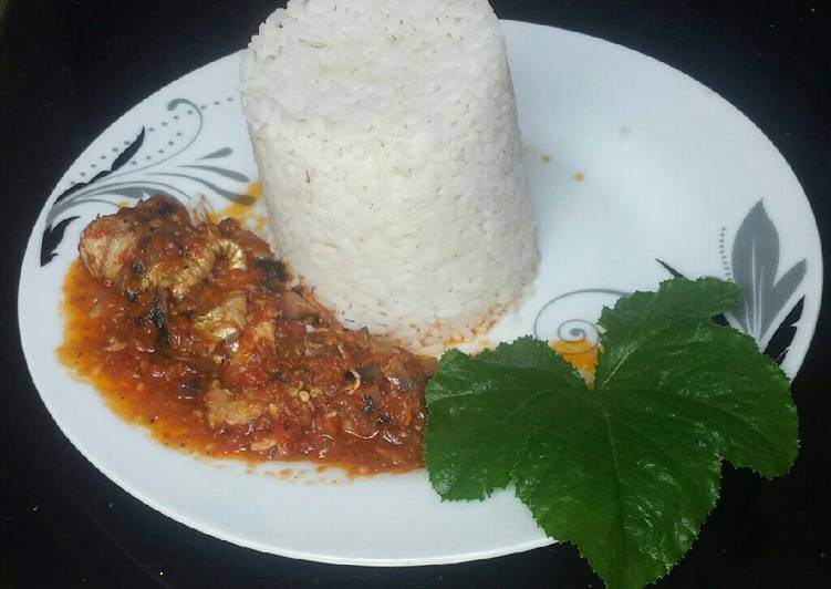 Simple Way to Make Speedy Fish stew with rice