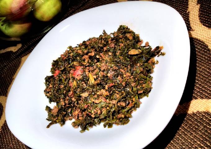 Ground beef with spinach and fresh tomatoes #allstarscontest Recipe by