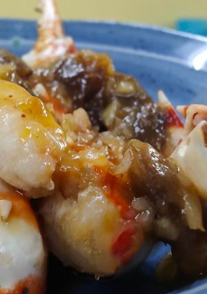 Hình của món Càng ghẹ xào me.