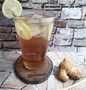 Langkah Gampang Membuat Resep Ice tea monjareh (lemon jahe sereh) yang Menggugah Selera Anti Ribet, Mantap