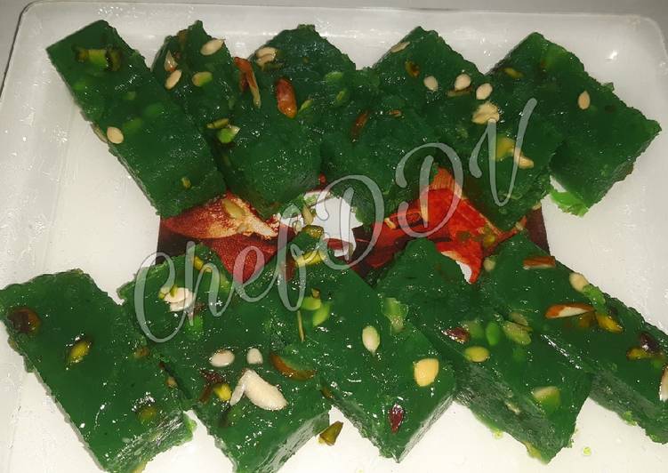 Green Karachi Halwa