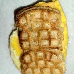 A picture of Eggo Mini Cinnamon Toast Breakfast Sandwich.