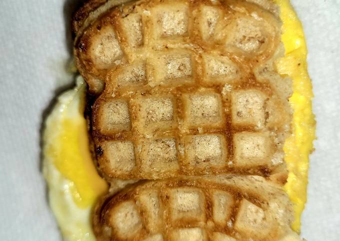 Steps to Make Ultimate Eggo Mini Cinnamon Toast Breakfast Sandwich