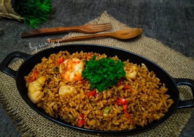 Resep Nasi Goreng Lada Hitam oleh Shanty Yuniar - Cookpad