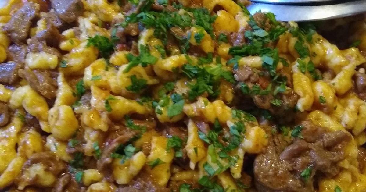 Goulash con spaetzle Receta de Kele- Cookpad