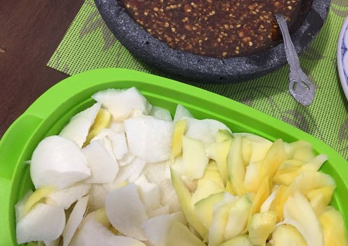 Resep Rujak Buah, Enak Banget