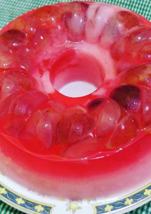 Foto resep Puding Anggur Merah