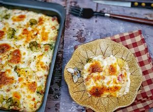 Foto resep Kentang panggang saus bechamel