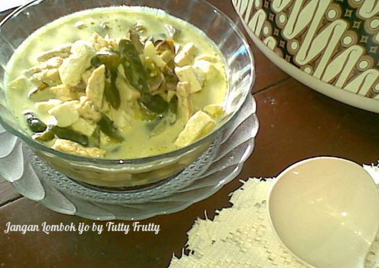 Resep Jangan Lombok ijo yang Sempurna