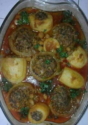 صورة لوصفة محشي بطاطا وفلفلة
