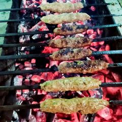 Seekh kebab (street style) A picture of Seekh kebab (street style).