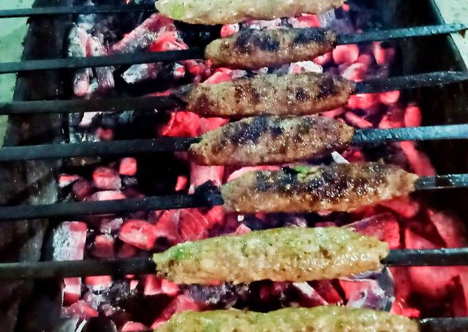 Seekh kebab (street style)