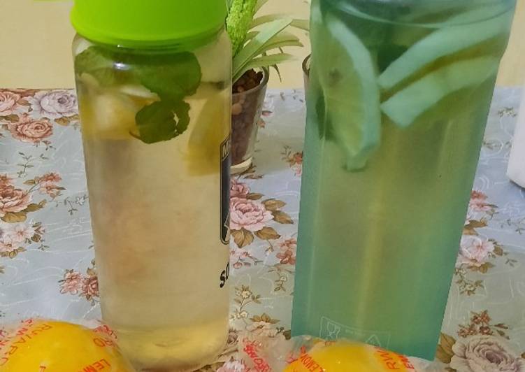 Resep Infused Water Lemon, Enak