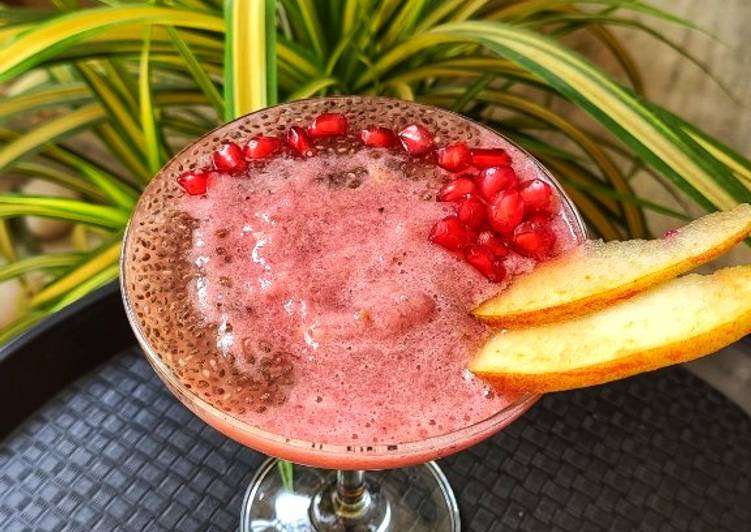 Recipe of Apple and pomegranate smoothie