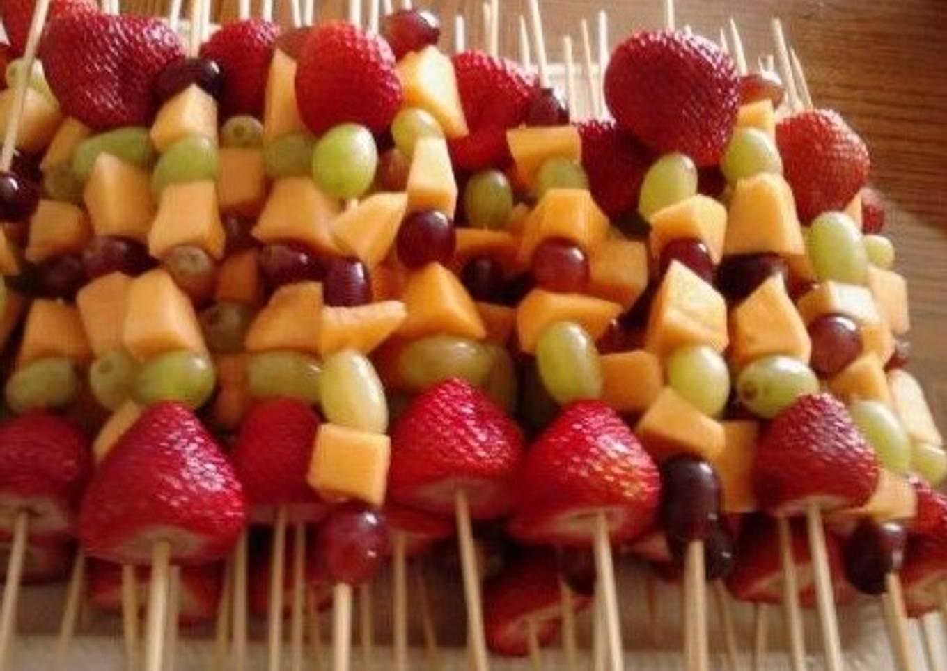 Seasonal Fruit Kebabs