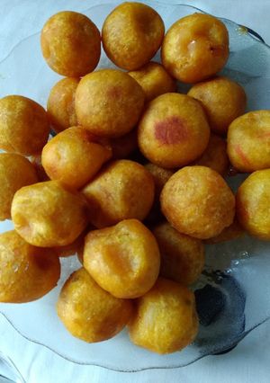 Foto resep Bola halo ubi isi gula merah