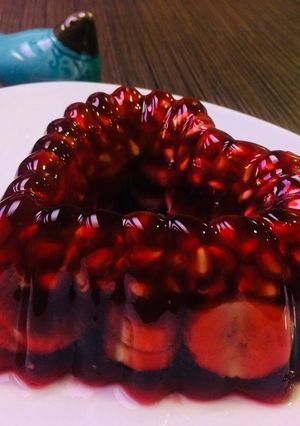 عکسی از دستور ژله میوه ای