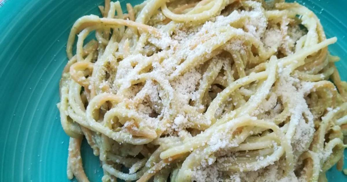 Spaghetti con crema 529 recetas caseras Cookpad