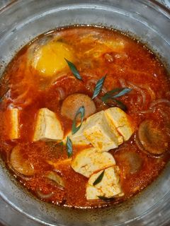 Foto resep Gochujang Soup with Shirataki Noodle