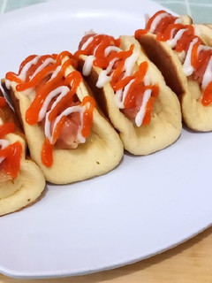 Foto resep Pancake Sosis (Jajanan Korea)
