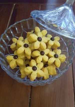 Foto resep Cookies bunga 3 bahan