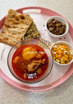 عکسی از دستور آبگوشت جان جان