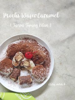 Foto resep Mochi Wafer Caramel (Tanpa Tepung Ketan)