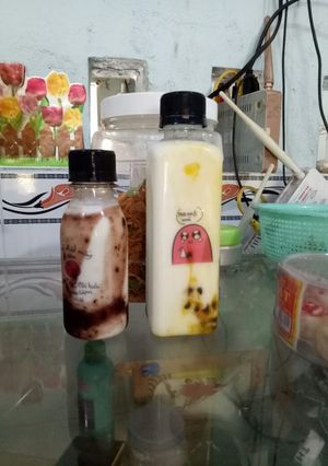 Hình của món Sữa chua uống trái cây.