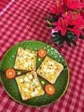 Carrot and Corn Open Sandwich