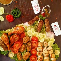 A picture of Kebabs plater - Gola kabab.
