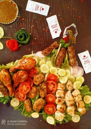 A picture of Kebabs plater - Gola kabab.