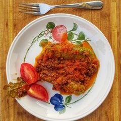 A picture of Fried stuffed Zucchini.