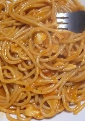صورة لوصفة معكرونه بالبندورة