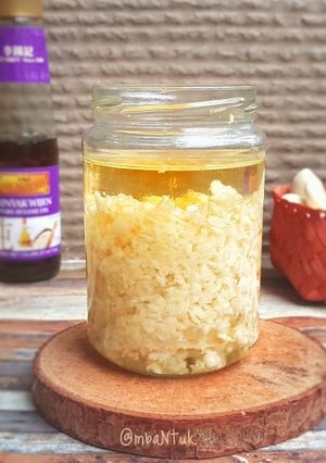 Foto resep Garlic Fermentation Seasoning / Baceman Bawang Putih (+ tips)