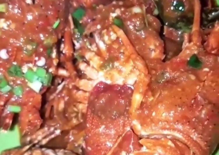 Resep Lobster Saos Padang, Bikin Ngiler