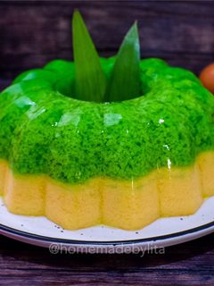 Foto resep Puding lumut mentega lembut #homemadebylita