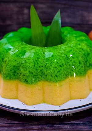 Foto resep Puding lumut mentega lembut #homemadebylita