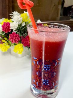 صورة لوصفة عصير الفراولة🍓