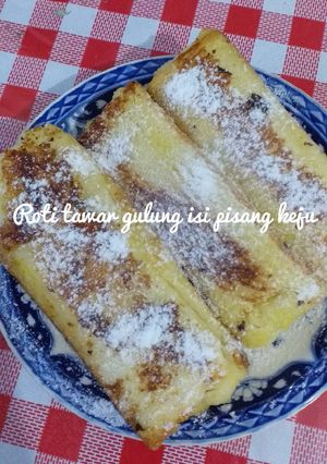 Foto resep Roti panggang pisang keju