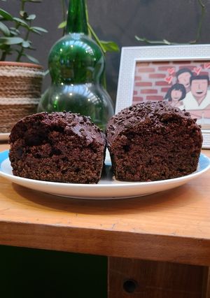 Una foto de Budín de algarroba fácil y rico
