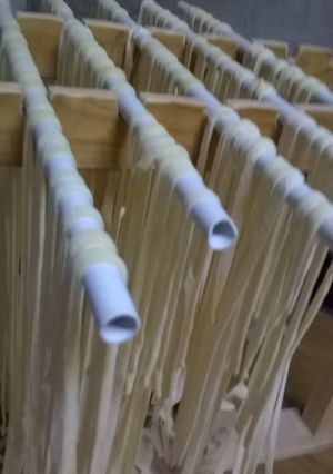 Una foto de Fideos al huevo