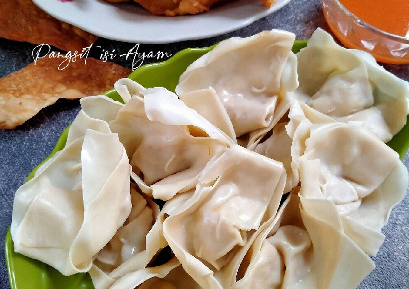 Pangsit isi Ayam Kukus, Rebus dan Goreng