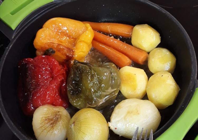 Verduras asadas "Rustit de verdures"