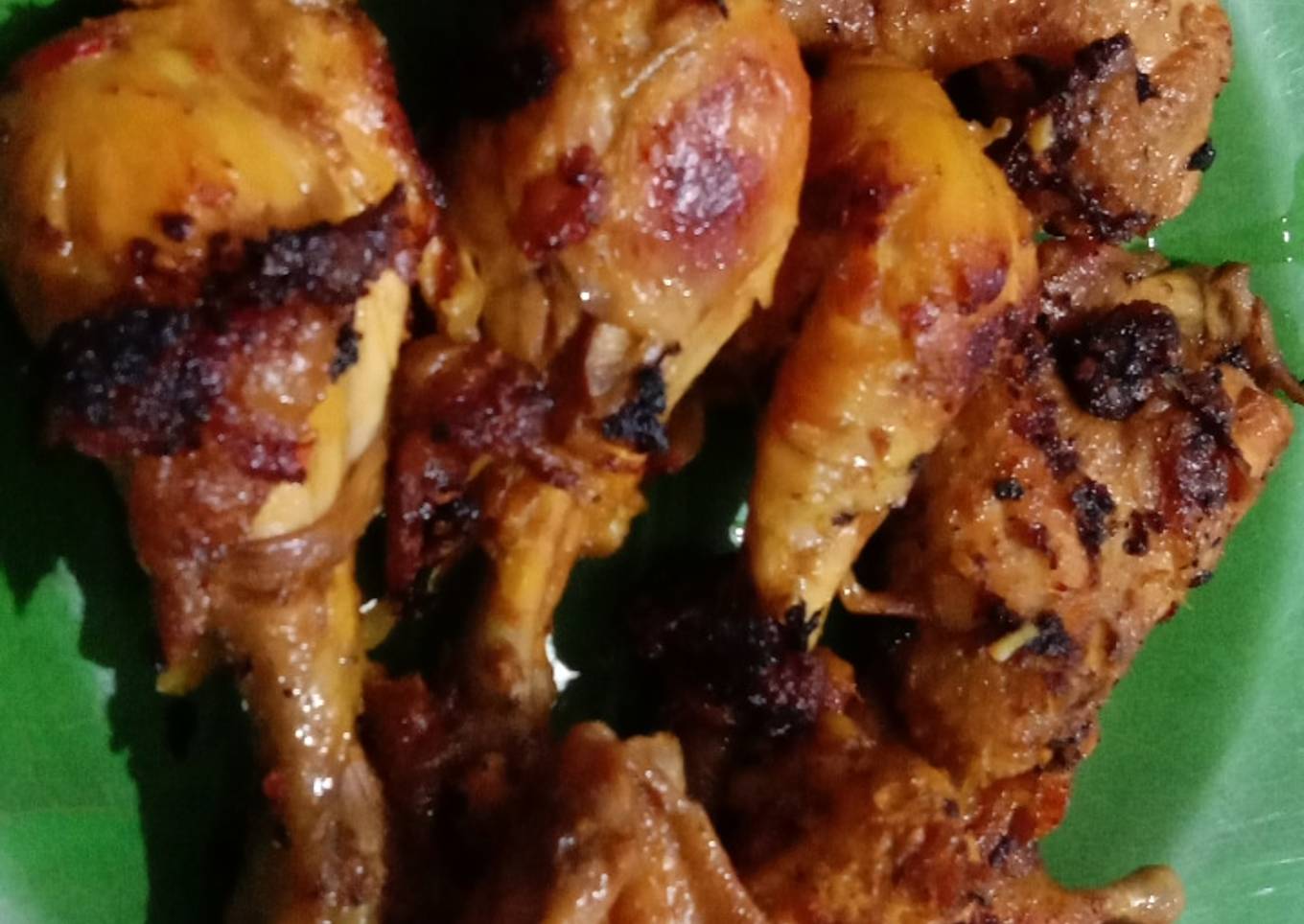 Ayam bakar teflon pedas