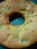 Budín de peras en compota