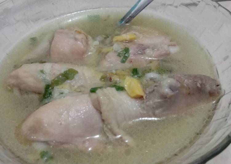 Cara Mudah Membuat Sup ayam jahe Bikin Manjain Lidah