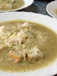Una foto de Crema de Berenjenas🍆 y Queso Emmental🧀