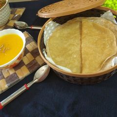 2 layered Roti (Bepadi Roti) A picture of 2 layered Roti (Bepadi Roti).
