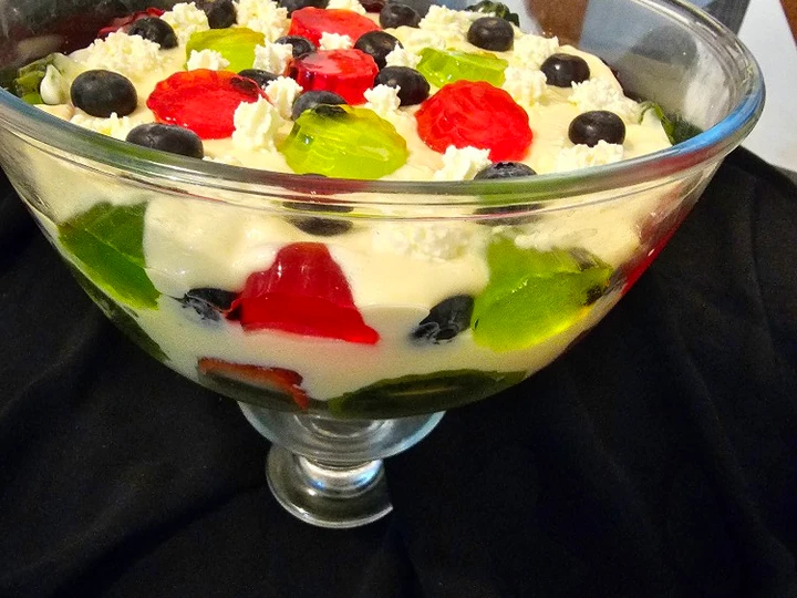 Recipe Fruits Triffle which Delicious