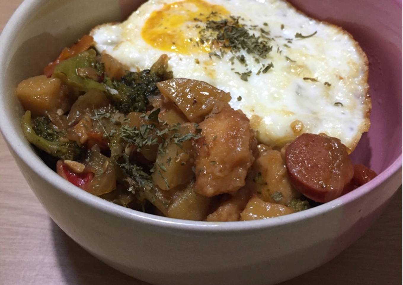 Ayam sezchuan rice bowl